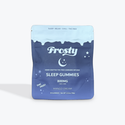 Frosty Hemp Co 800mg THC Free Gummies