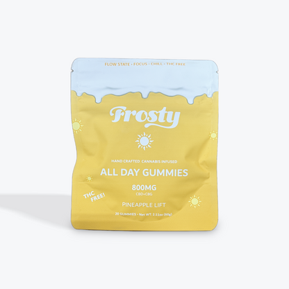 Frosty Hemp Co 800mg THC Free Gummies