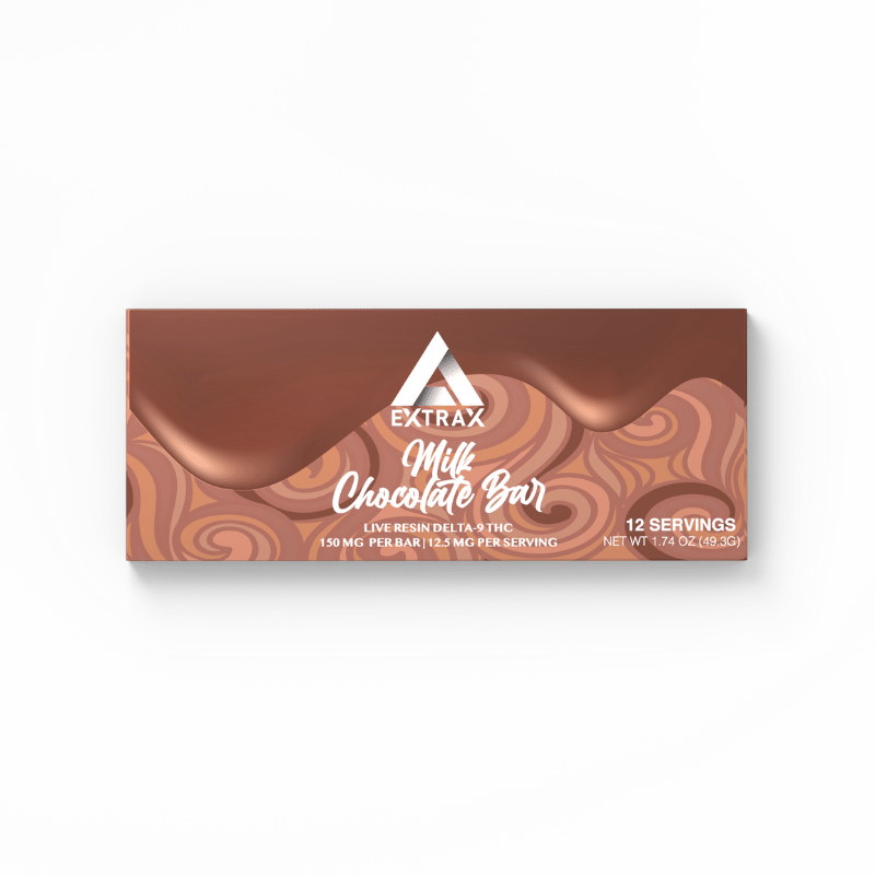 Delta Extrax Live Resin Milk Chocolate Bar — Delta 9 THC